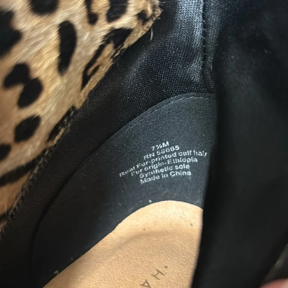 Halogen Leopard Cheetah Haircalf Abbi Block
Heel Booties - Picture 12 of 12